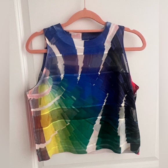 Zara Tops - Zara Multicolor Tie-Dye Crop Top